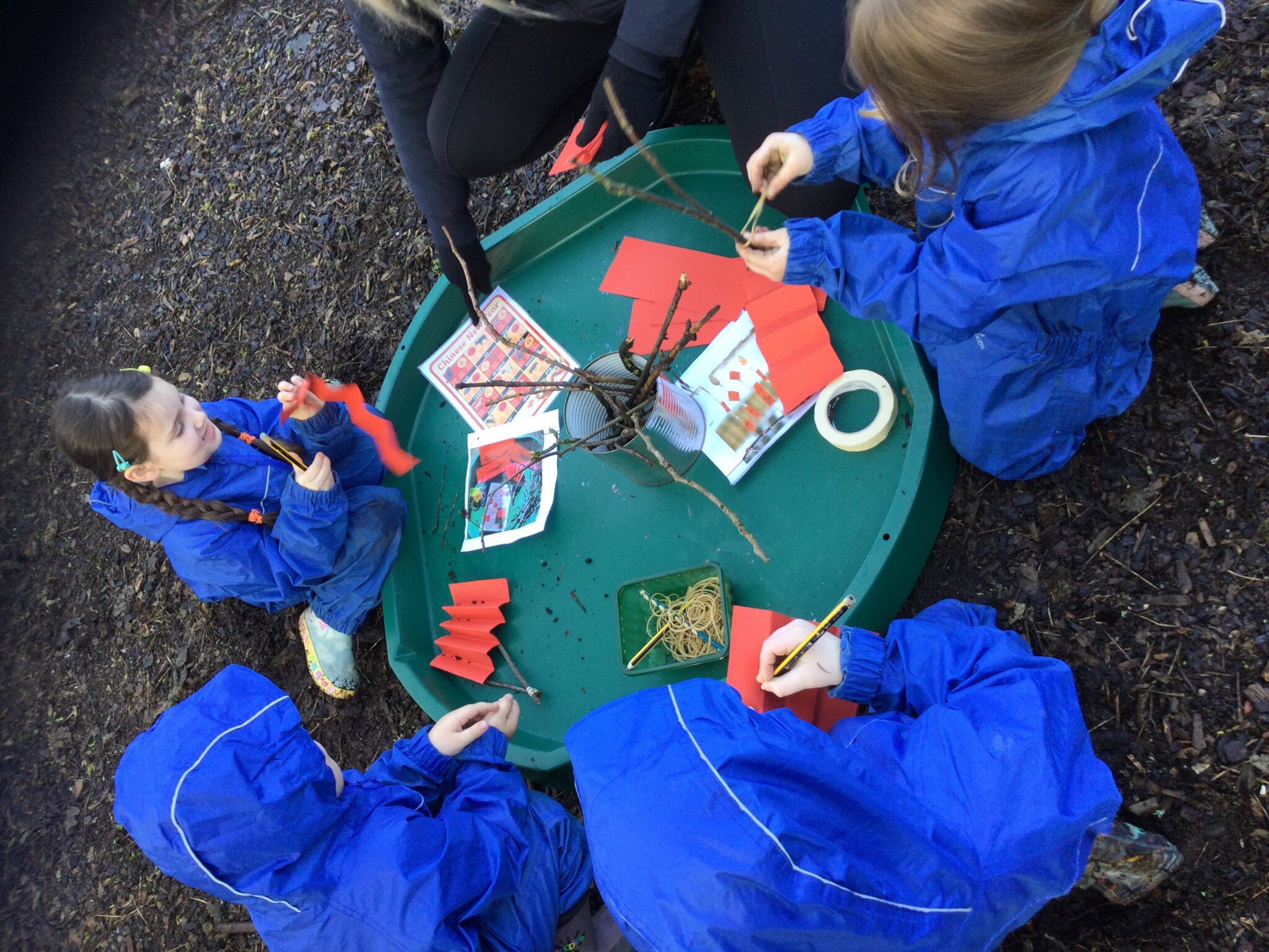 Image of Forest school Chinese New Year