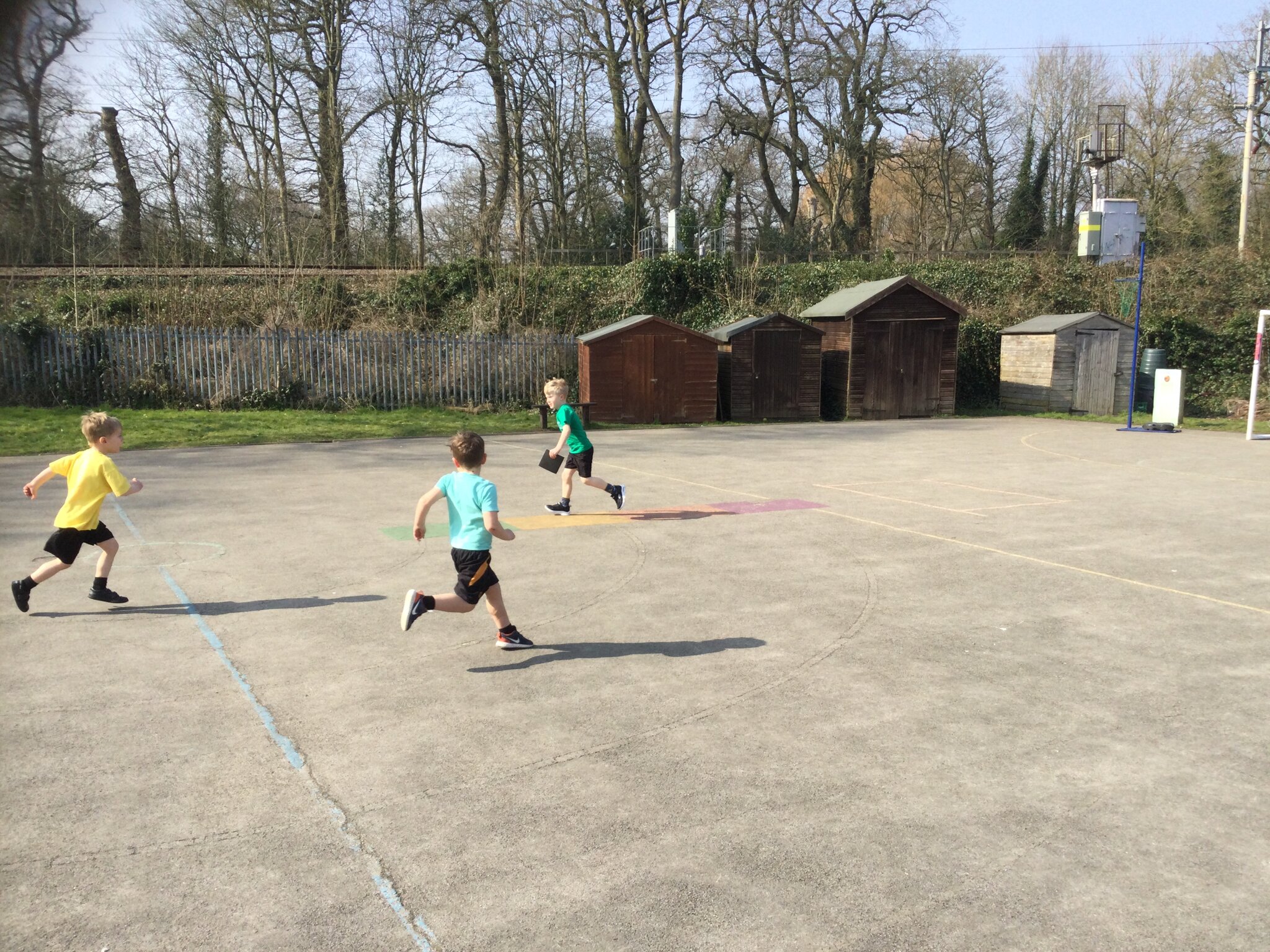 Image of A PE Lesson in the Sun 