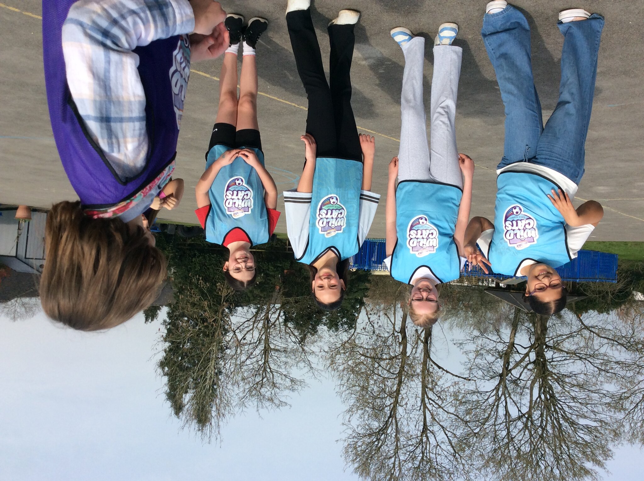 Image of Class 4 girls’ football session 2