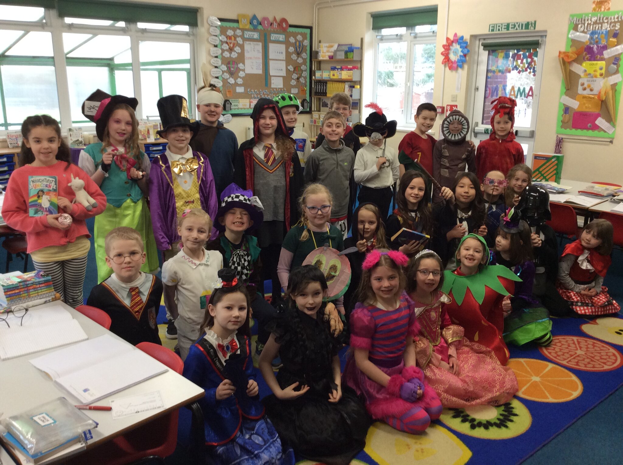 Image of Class 3 celebrate World Book Day!