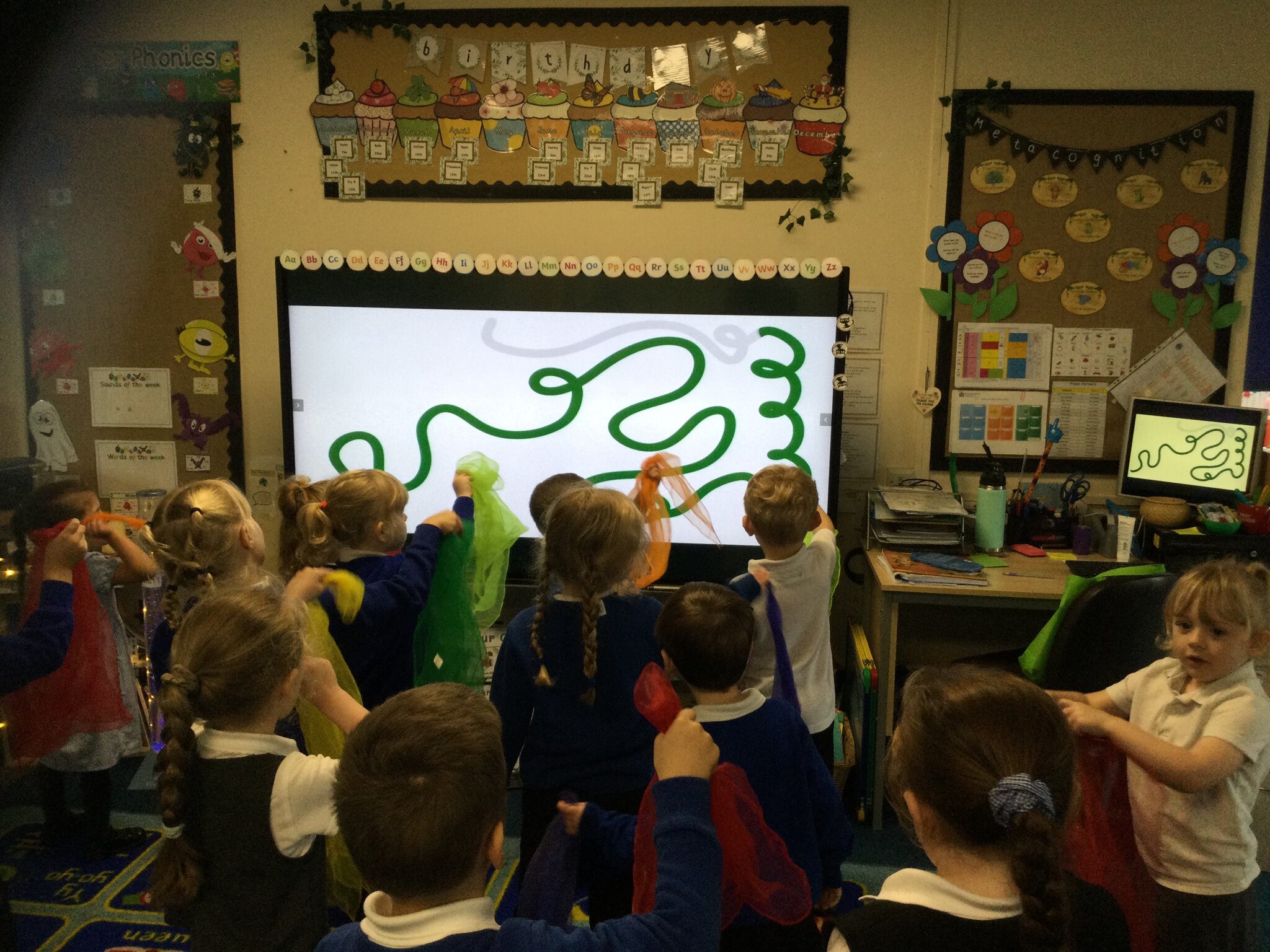 Image of Musical mindfulness in Class 1!