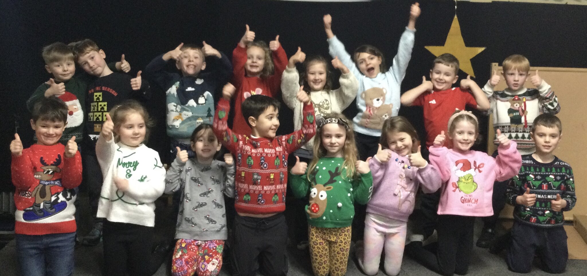 Image of Class 2 Christmas jumpers!