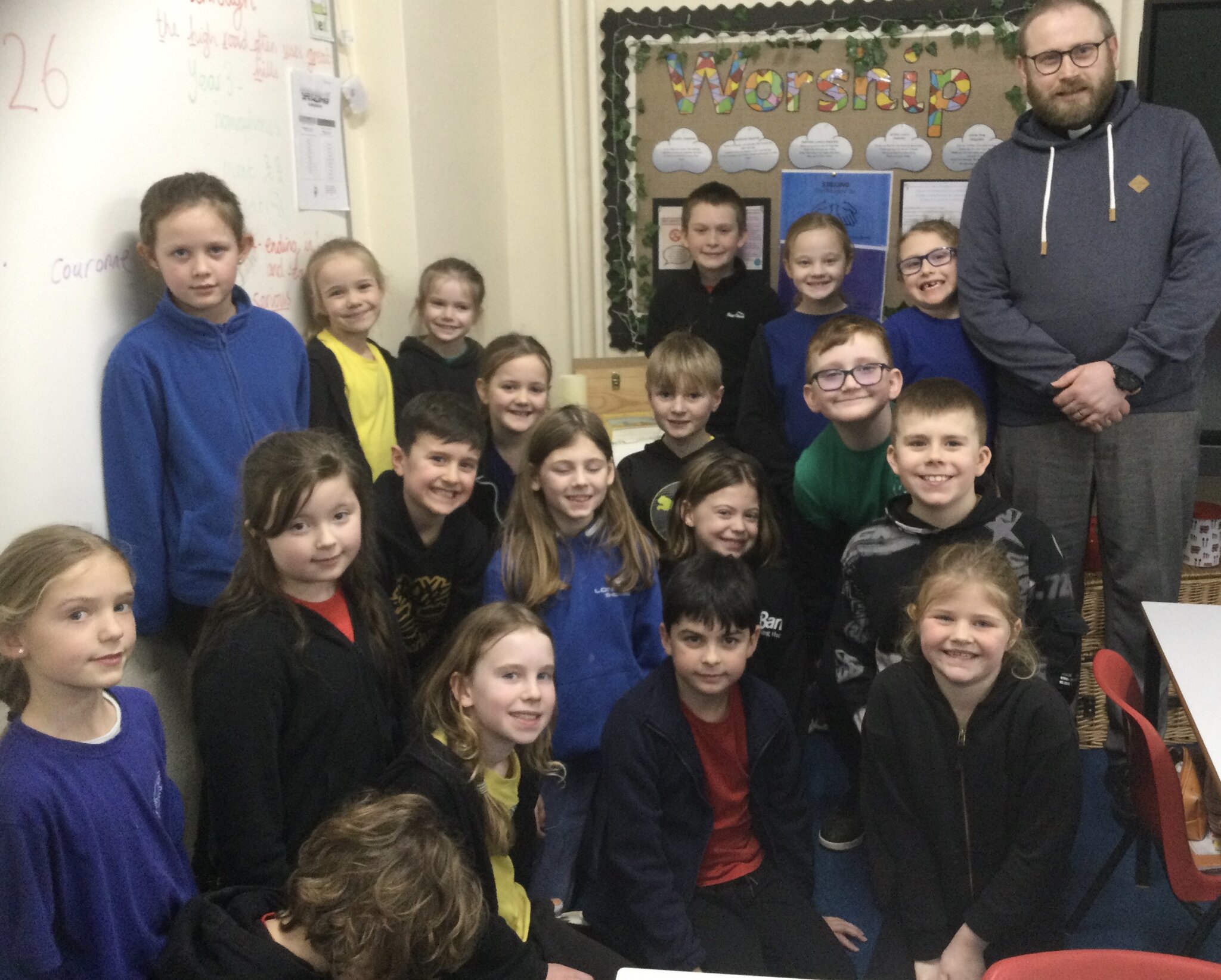 Image of A special visitor for our RE lesson