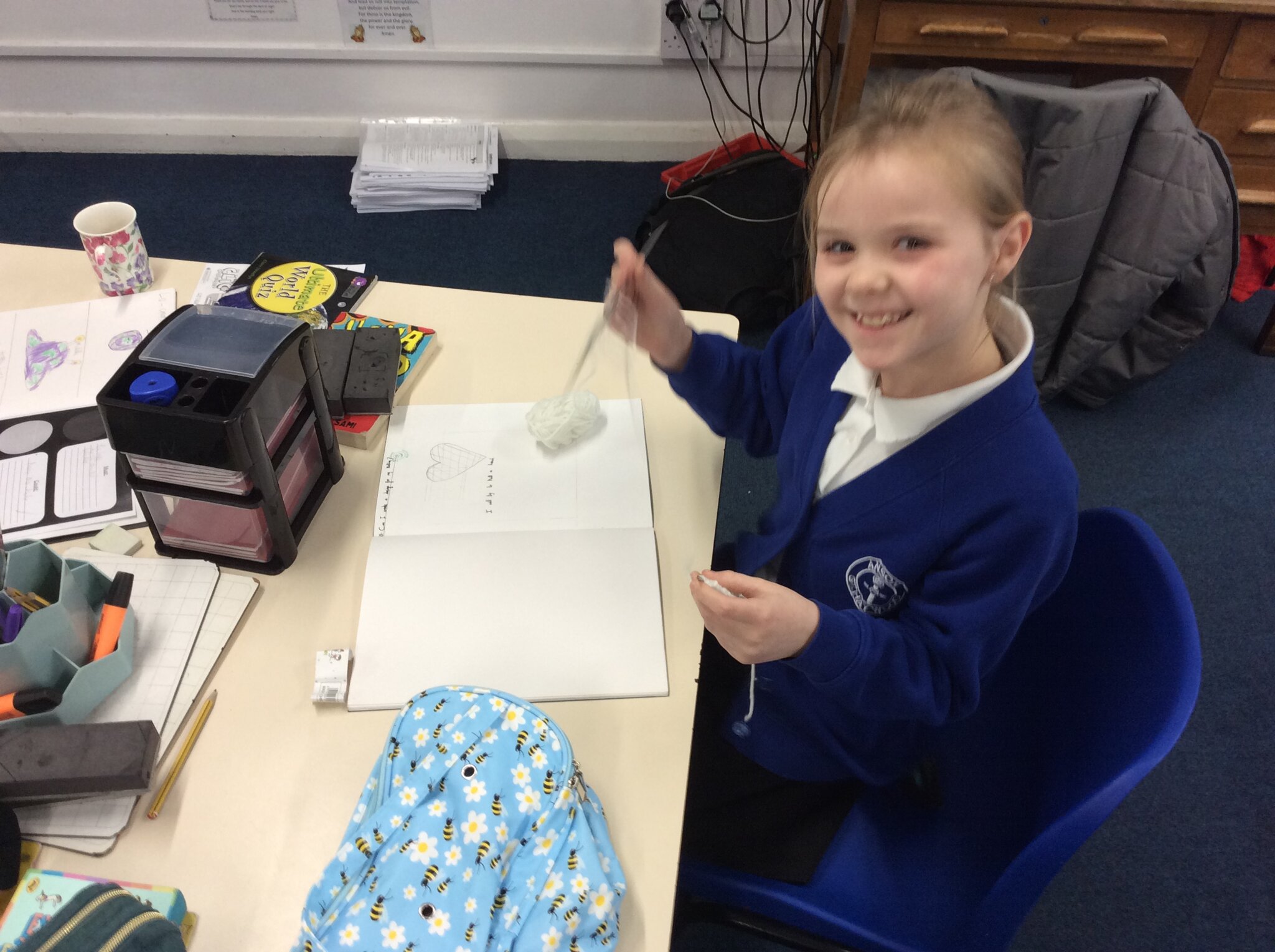 Image of Class 4 knitting 2026 - Week 1 