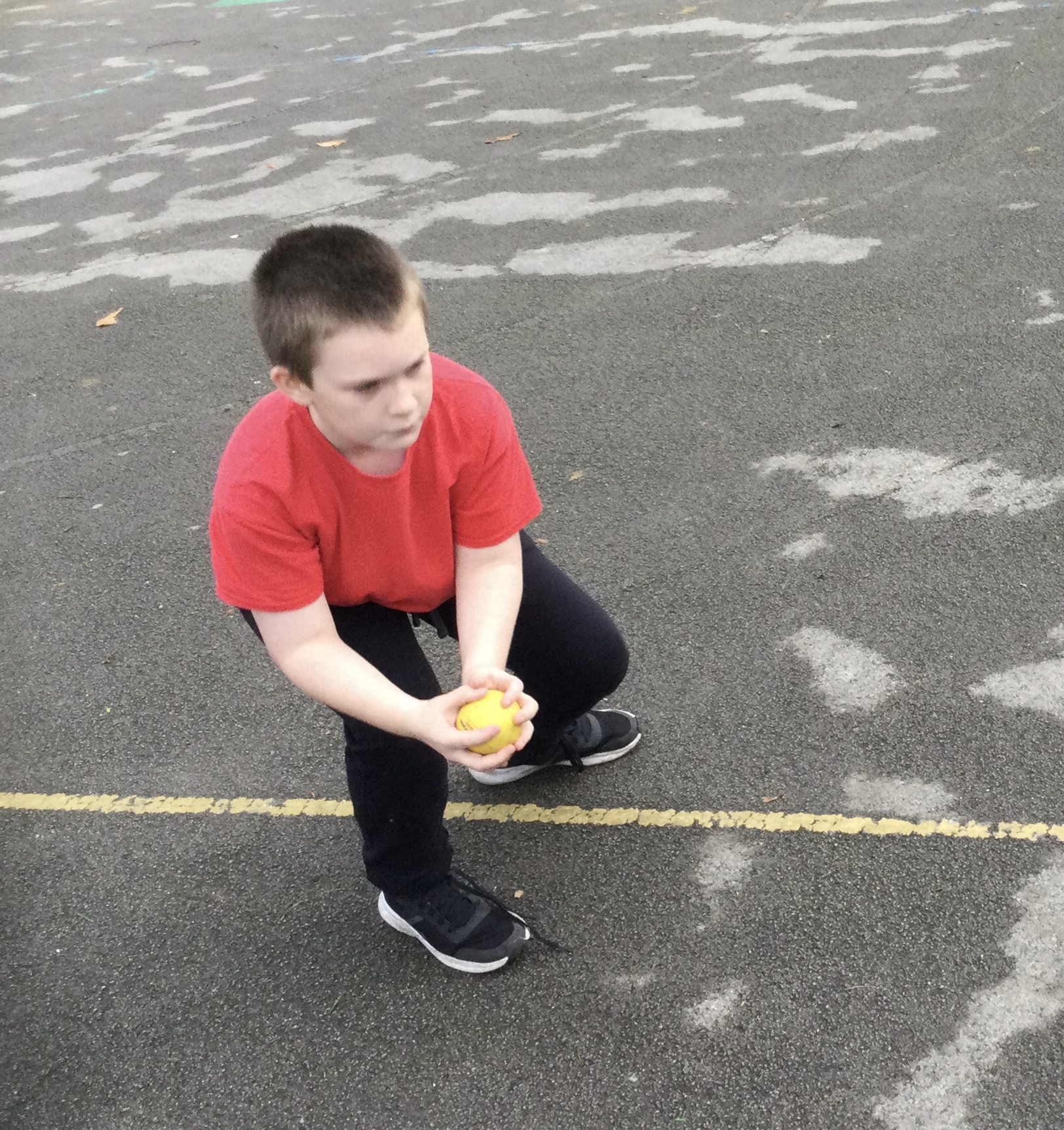 Image of Throwing and catching skills in PE