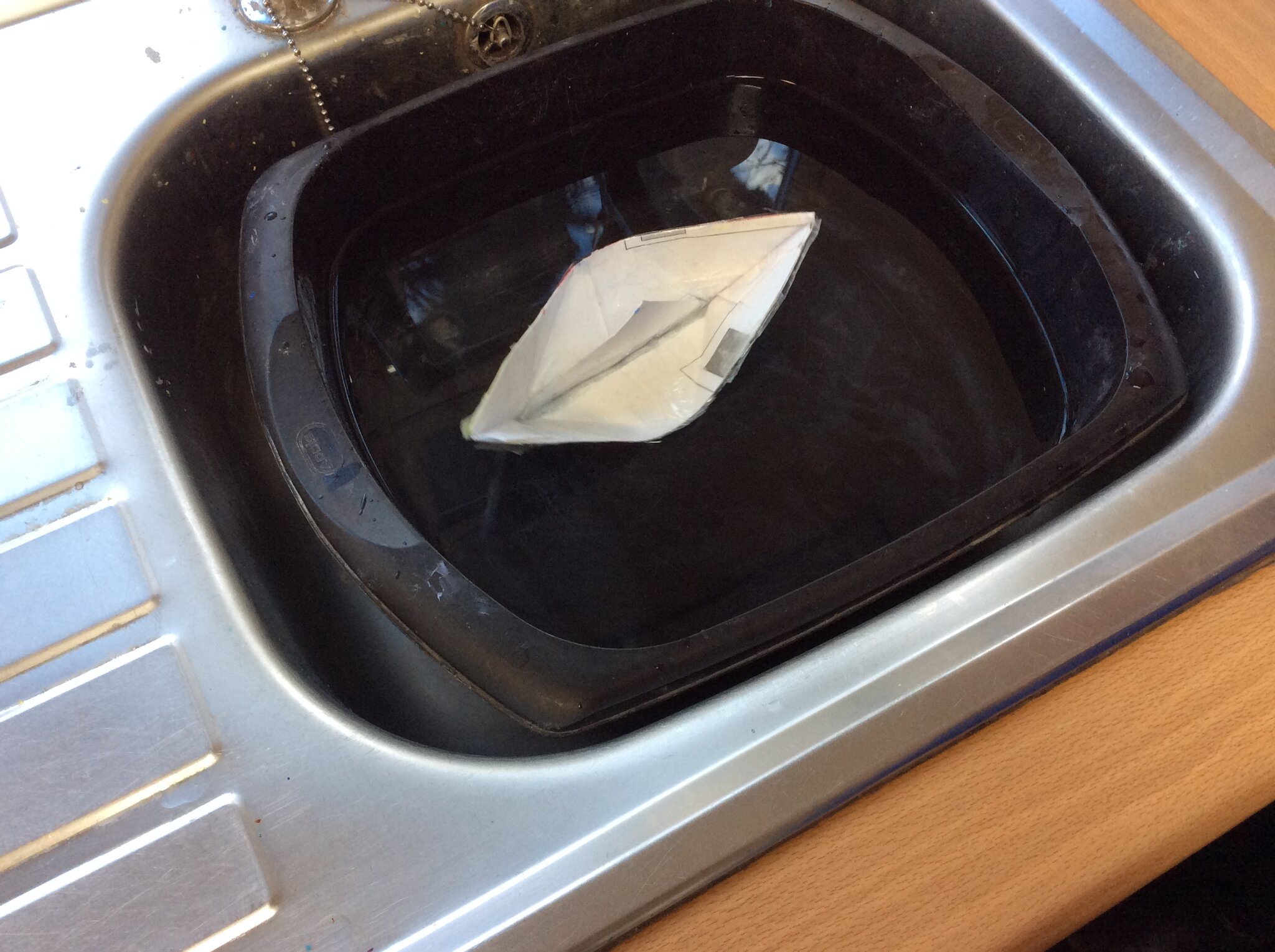 Image of Waterproofing origami boats