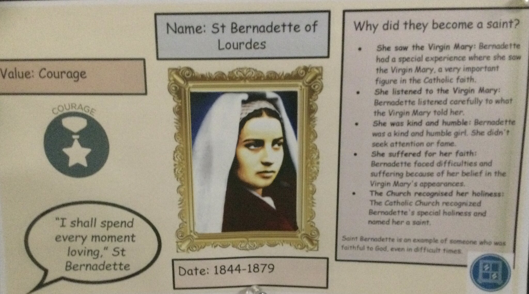 Image of New saint and value 