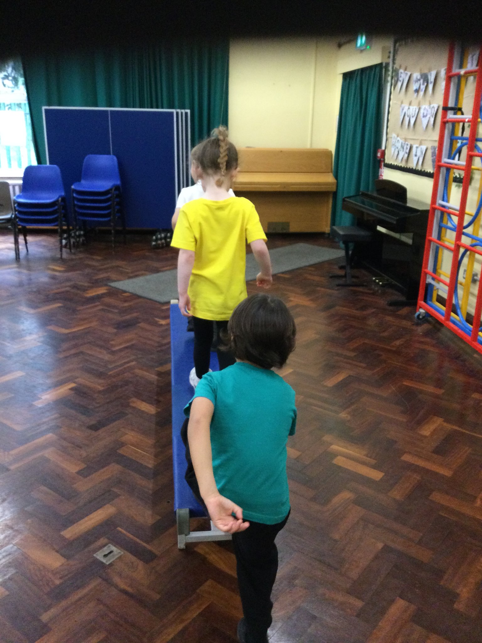 Image of How amazing are our PE skills using our equipment!