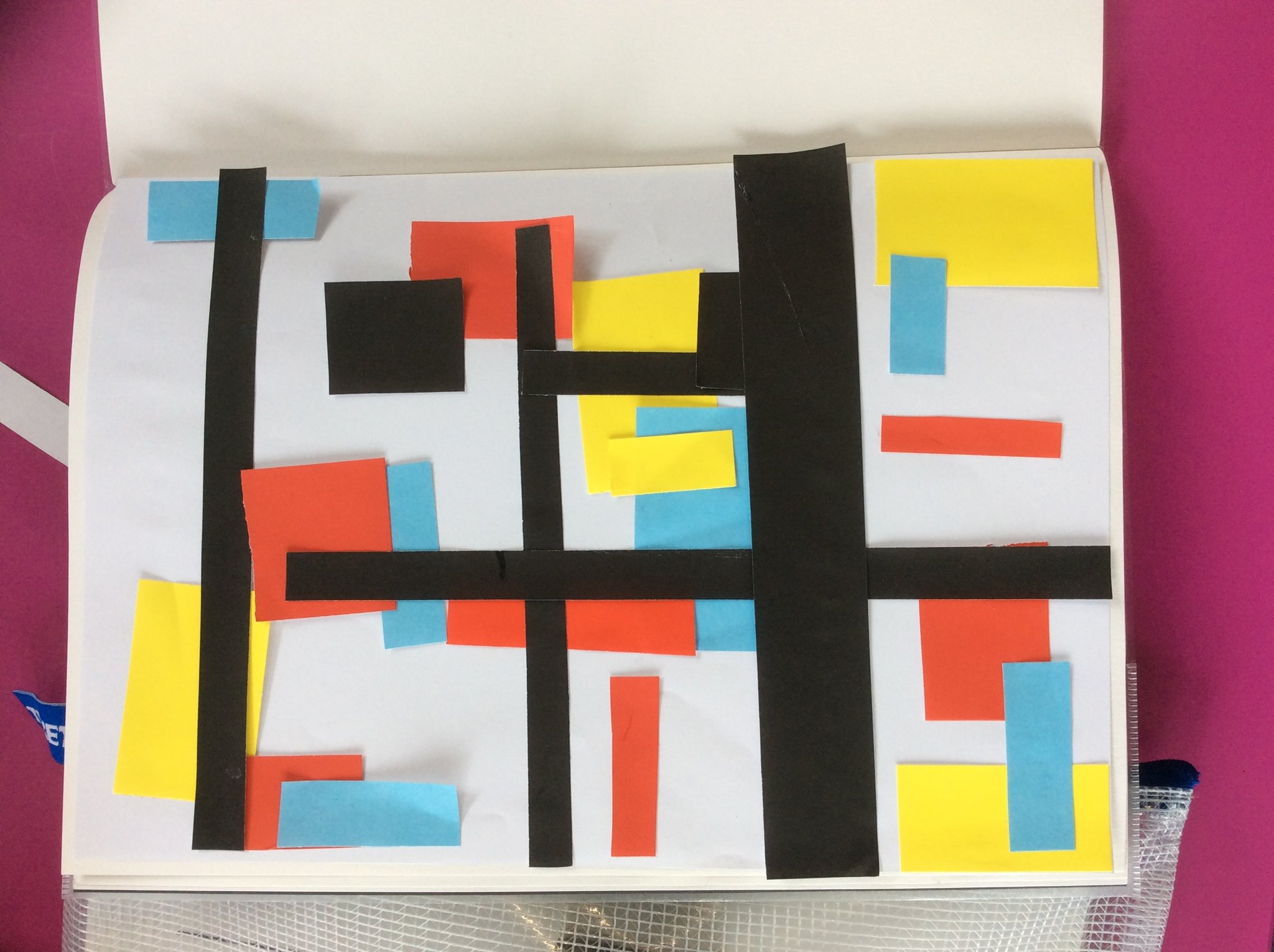 Image of Art in the style of Mondrian 