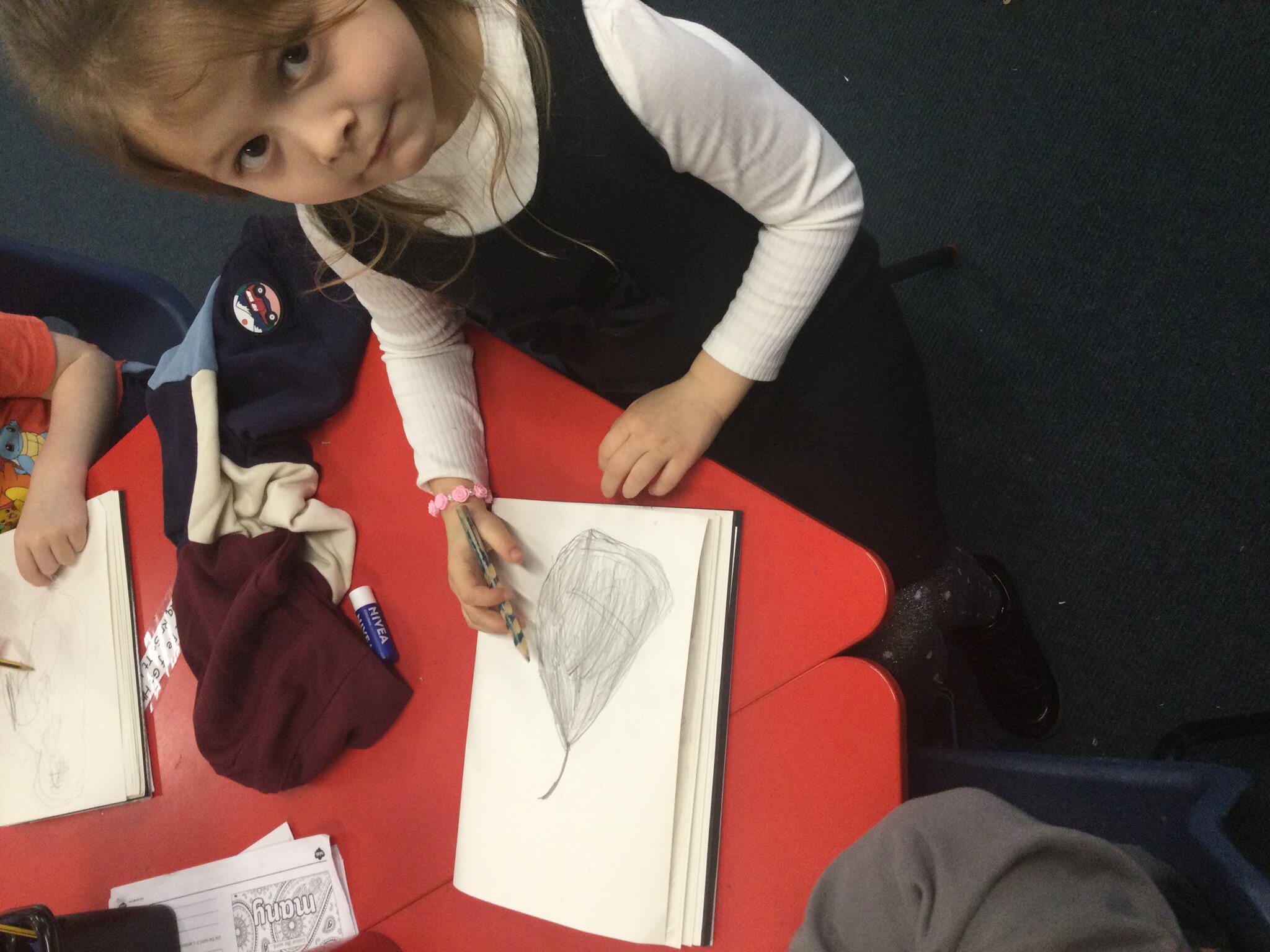 Image of Drawing using shape, texture and shadow