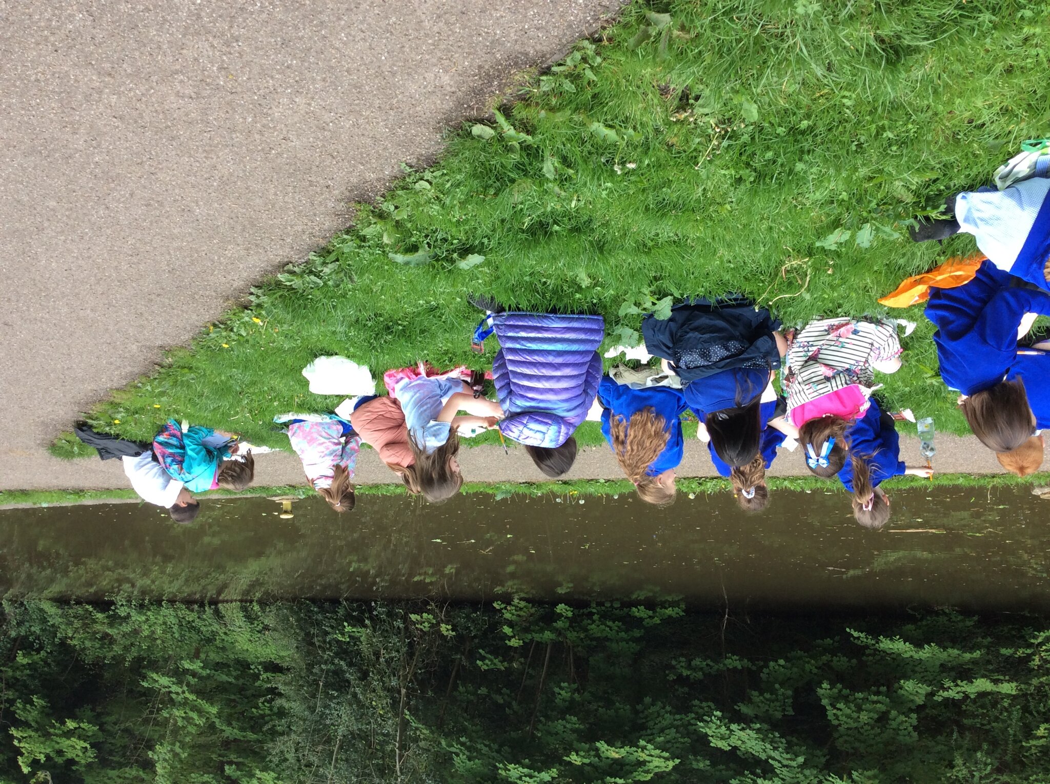 Image of Watercolour painting at the canal 