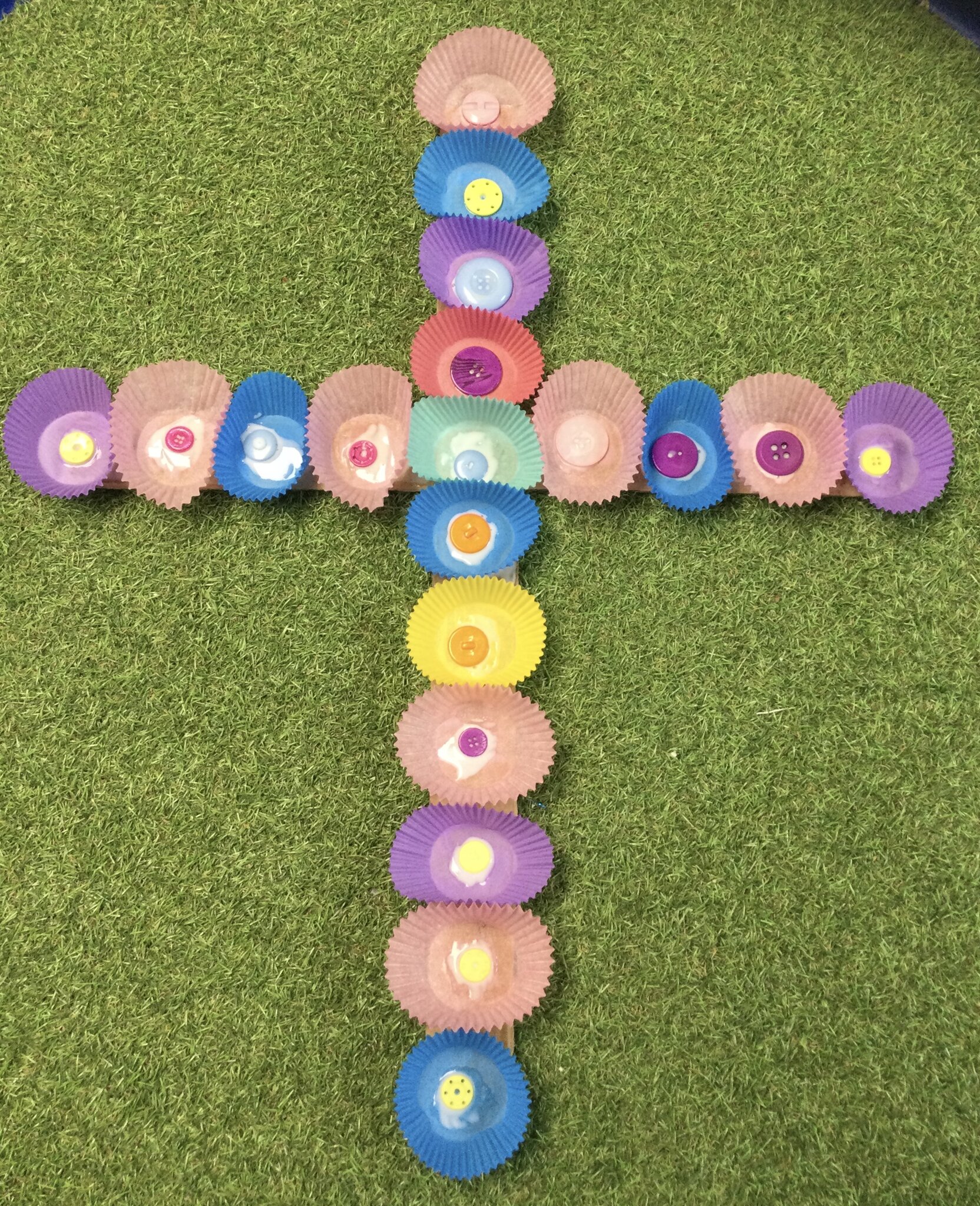 Image of Our Easter Flower Cross