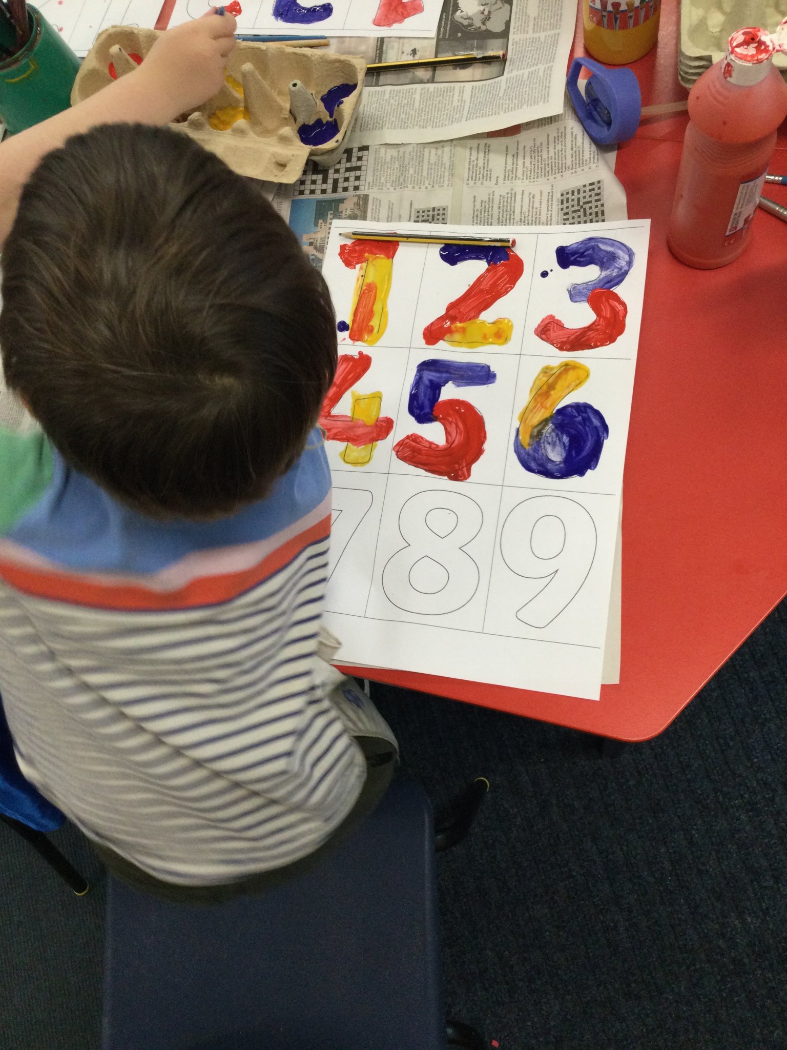 Image of Jasper Johns inspired artwork
