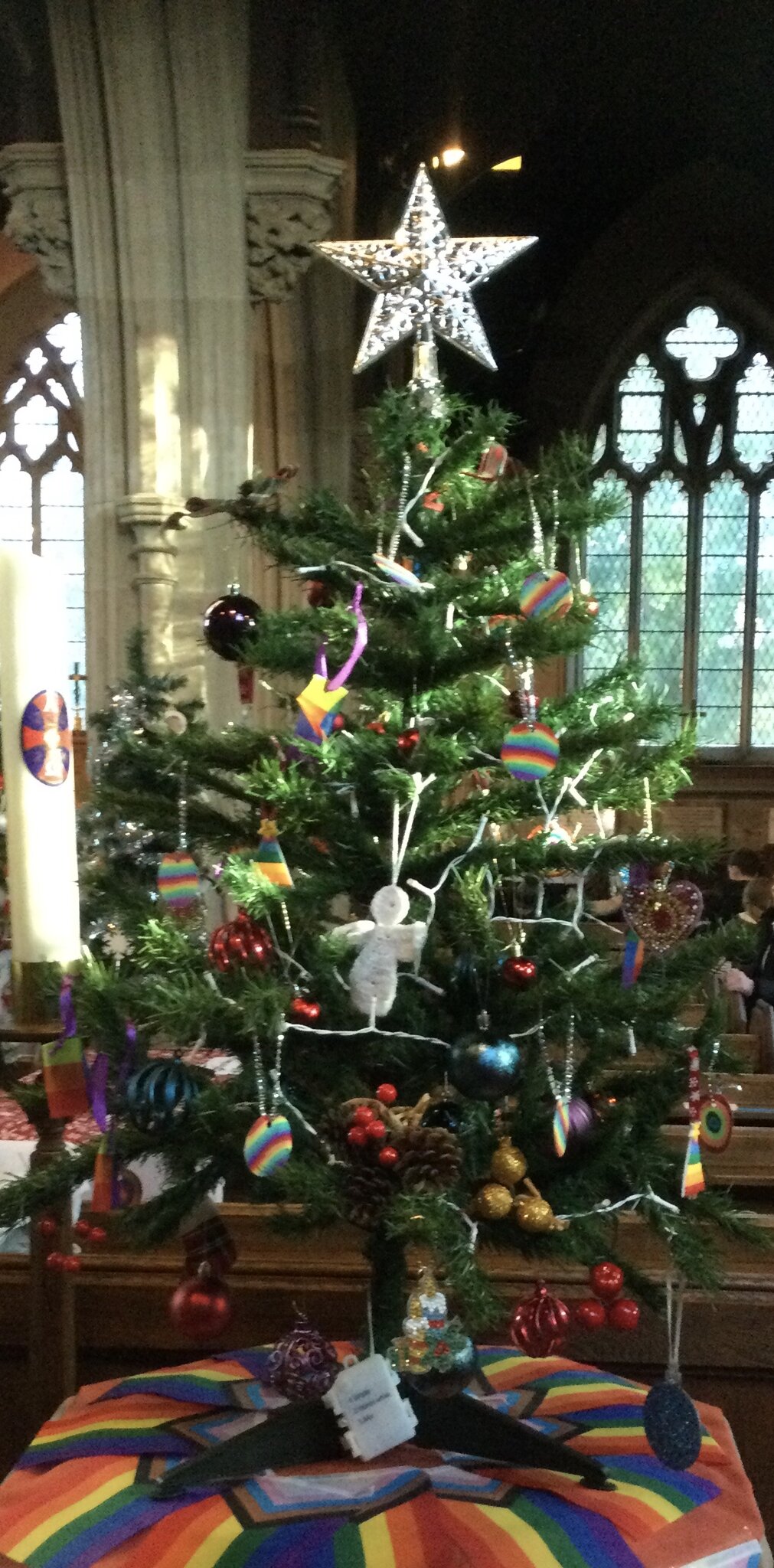 Image of Christmas trees at St Stephen’s church