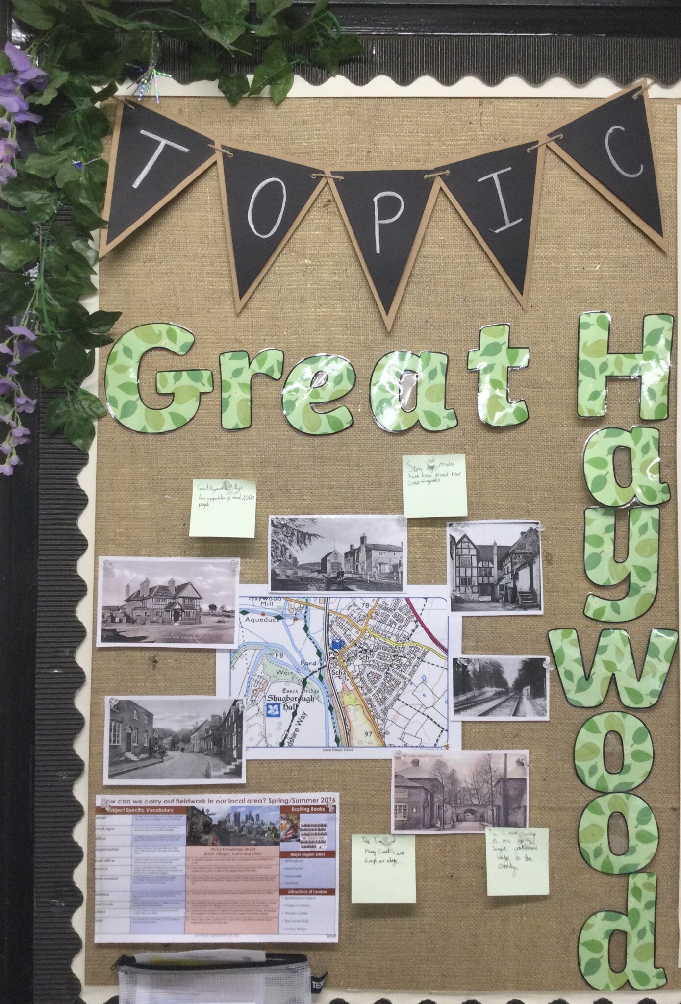 Image of Human and physical features of our village 