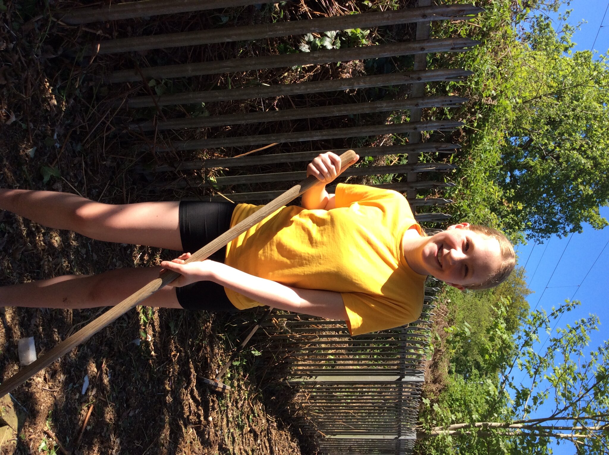 Image of Class 4 Gardening in the Sun