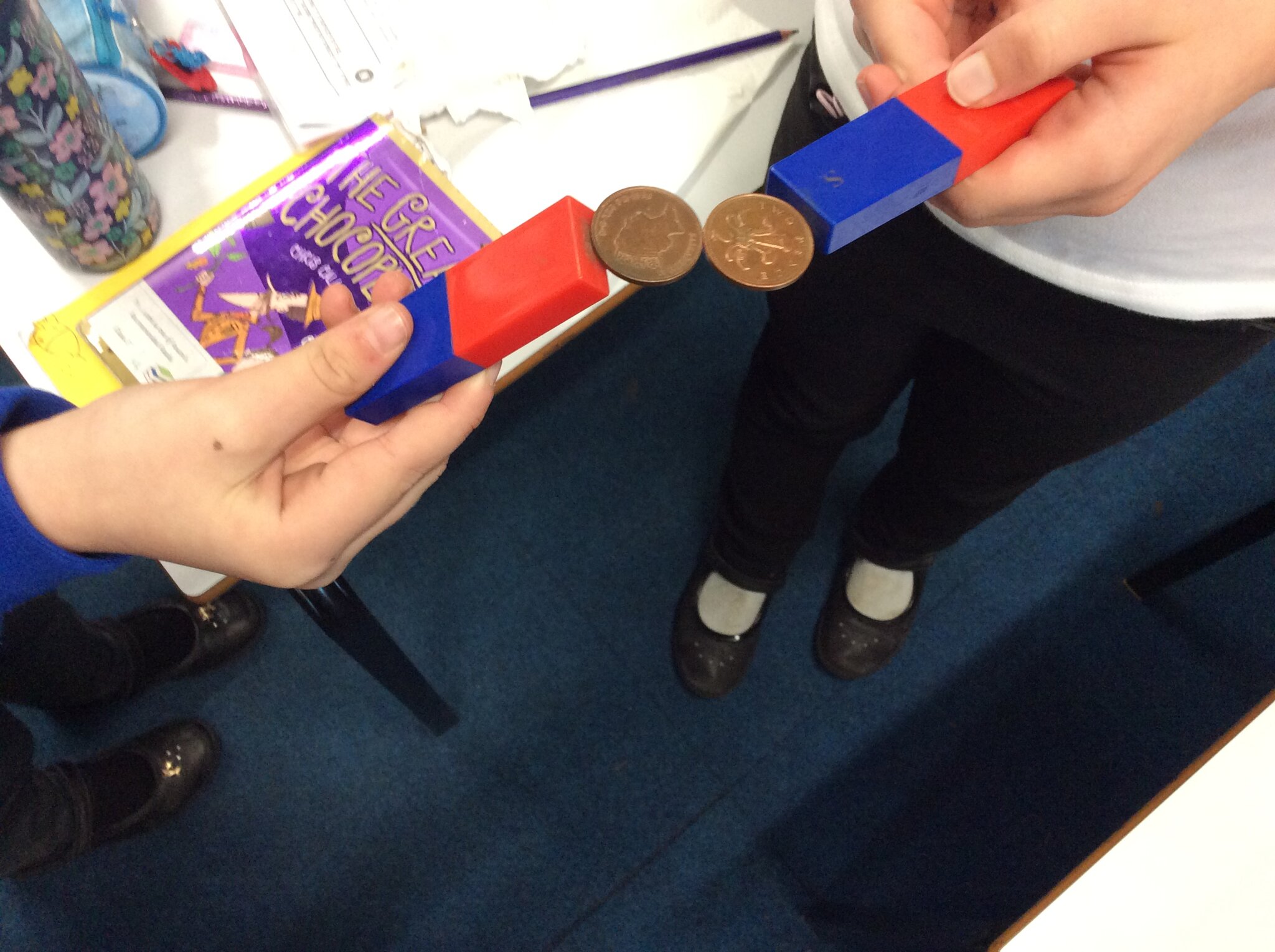 Image of Which objects are magnetic? 