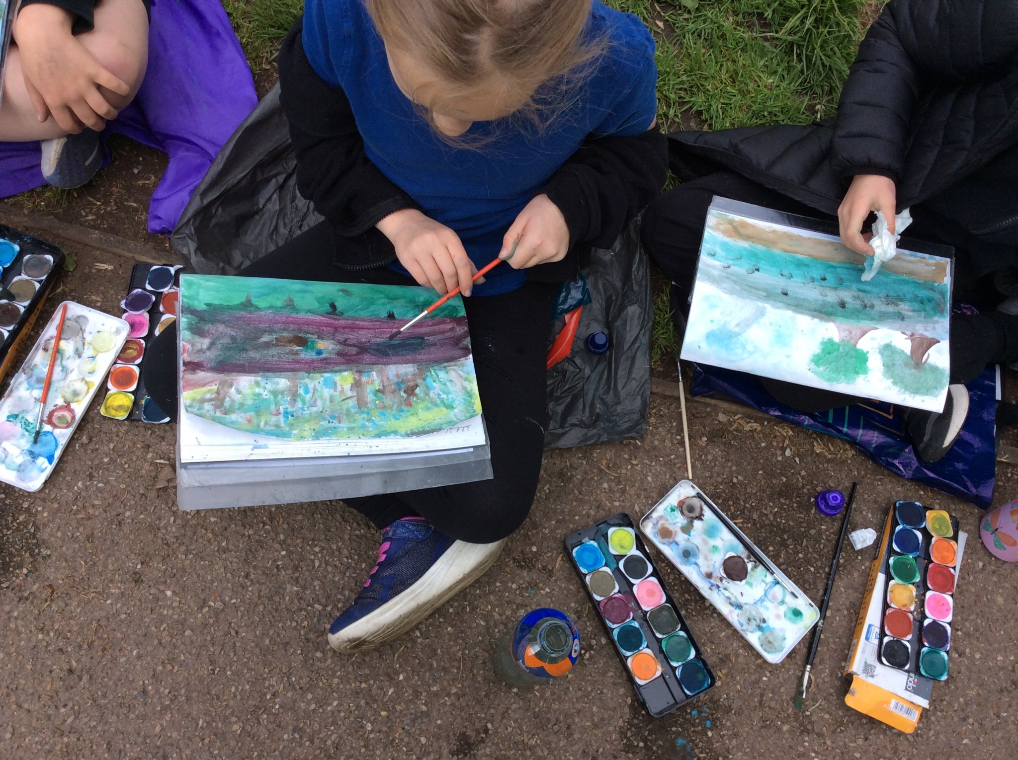 Image of Painting at the Canal