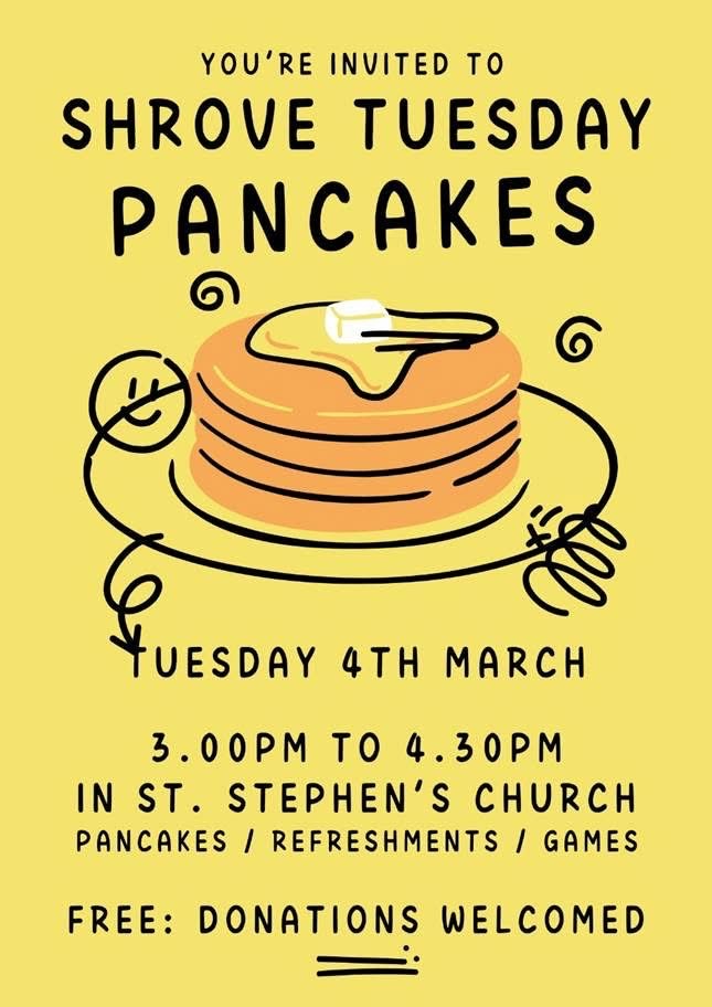 Image of St Stephen's Church Shrove Tuesday Pancakes!