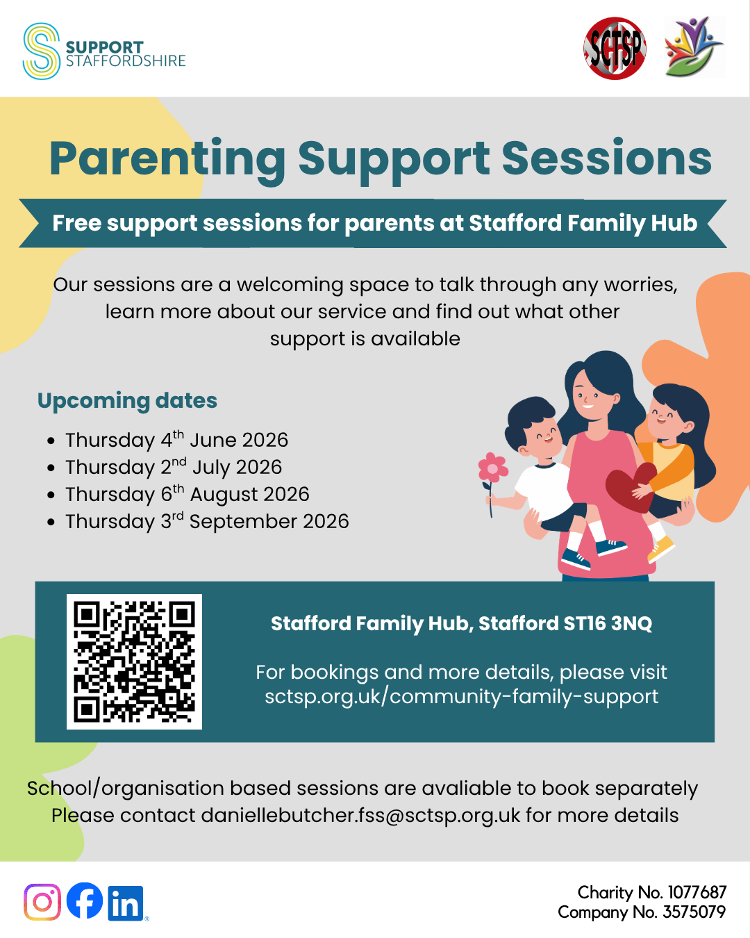 Image of Stafford Family Hub - Parenting Support Sessions