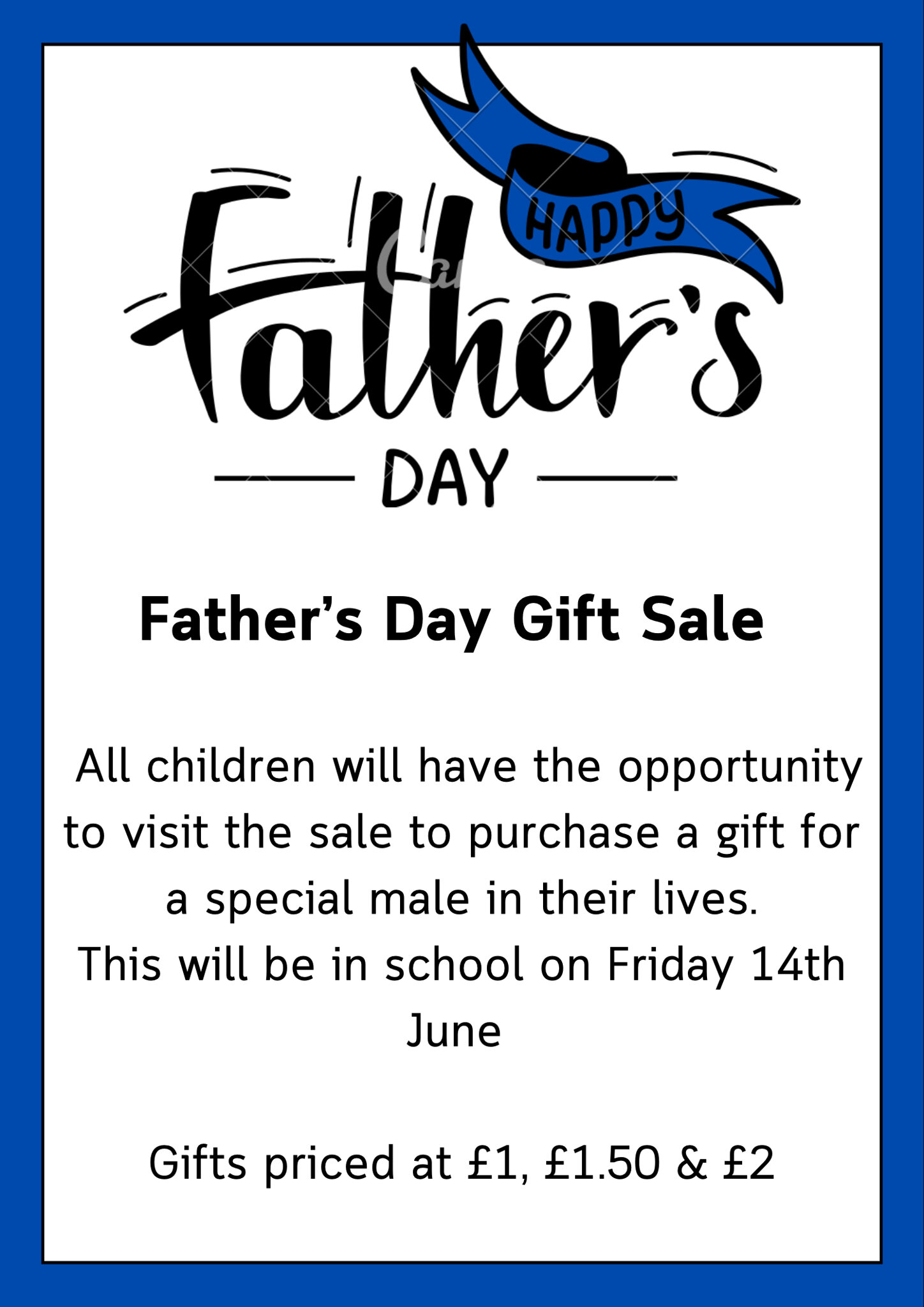 Image of PTFA Father's Day Gift Sale 14.06.24