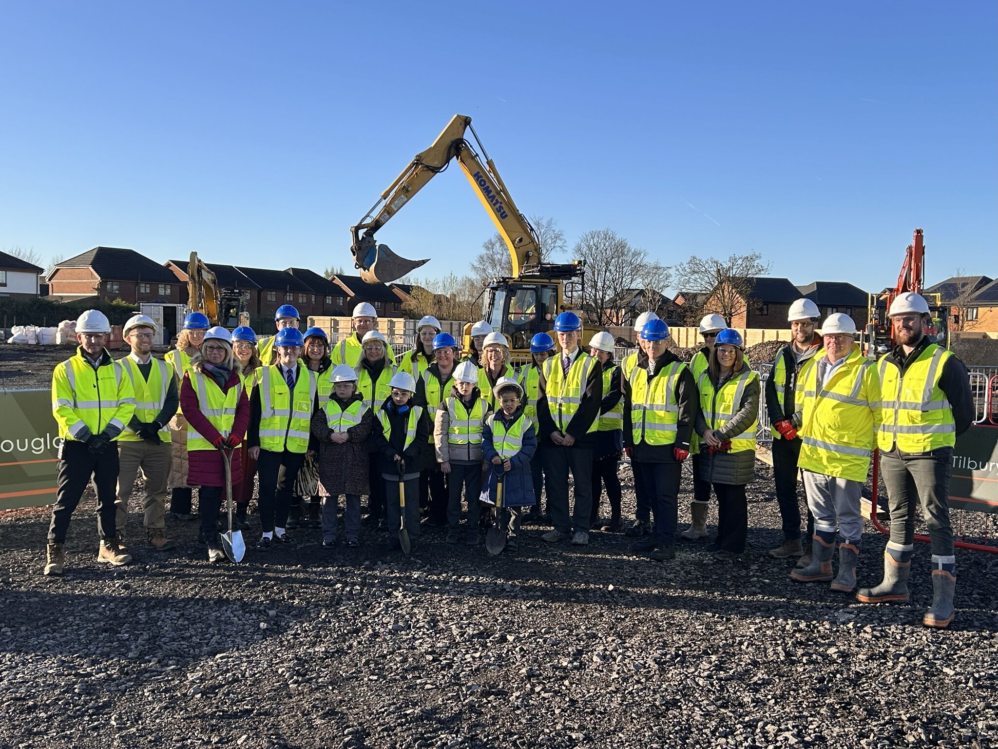 Image of A Momentous Day: Construction Officially Begins on the New Applebee Wood School