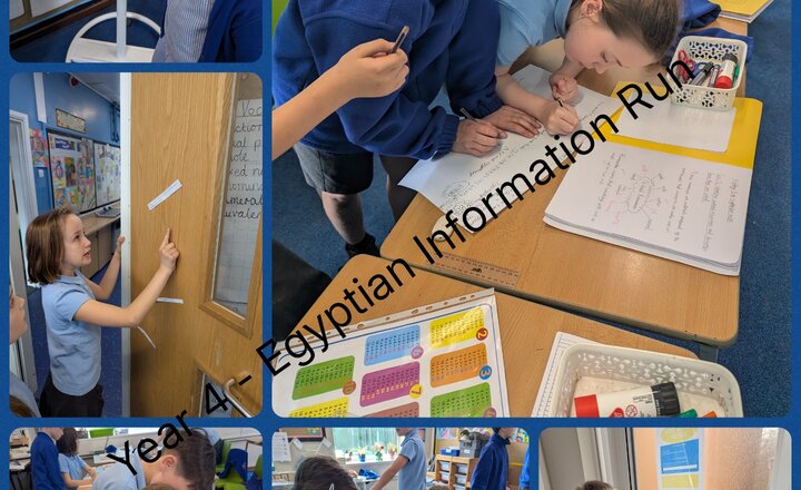 Image of Year 4 - Ancient Egyptian Information Run