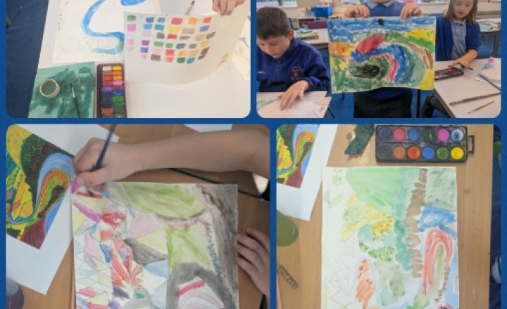 Image of Year 5 Watercolour Landscape