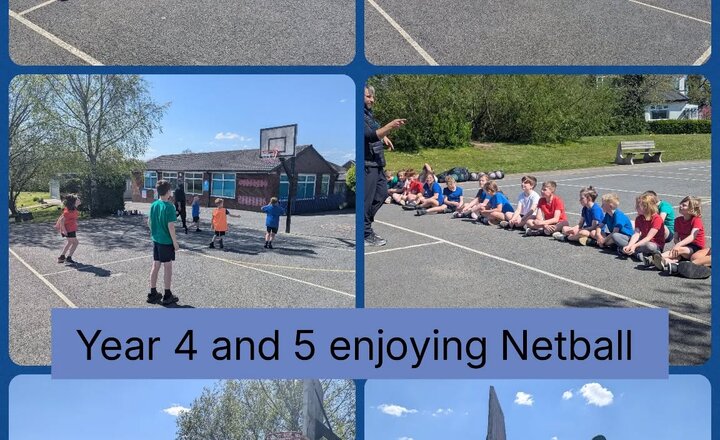 Image of Year 4 and 5 Netball PE
