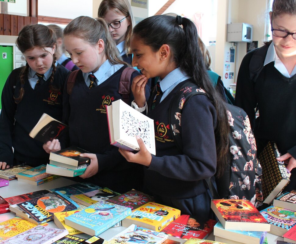 Image of Book Swap Creates a Buzz in the Library