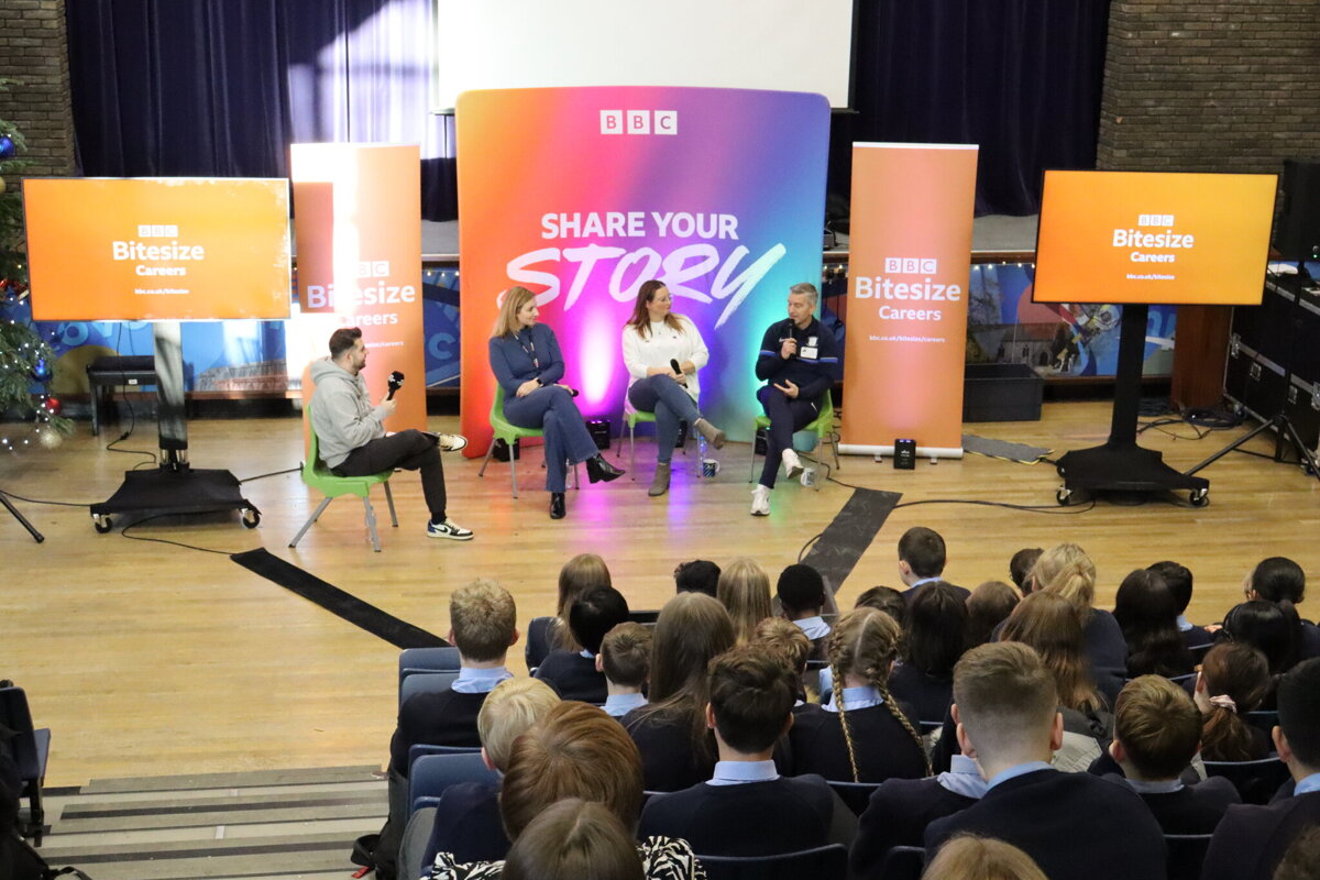 Image of Pupils explore careers with BBC Bitesize 