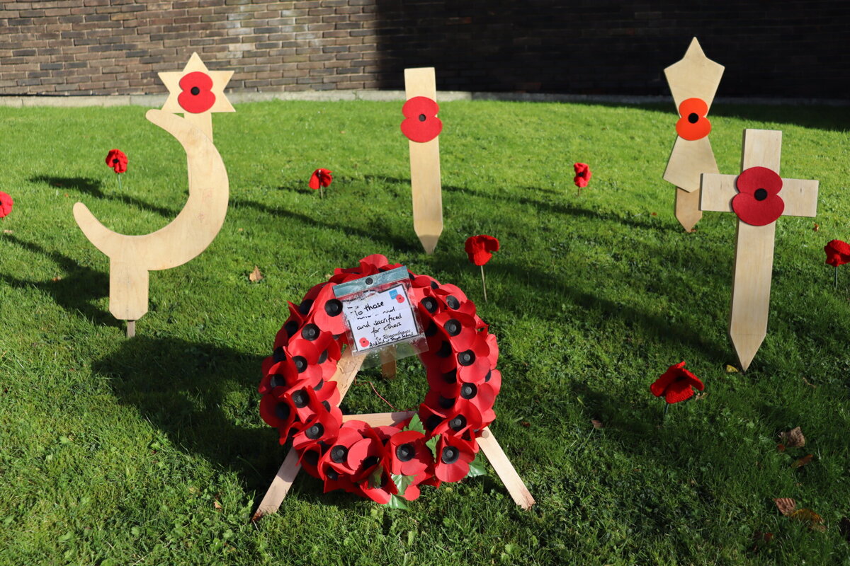 Image of Whole school to observe a two minute silence in honour of Remembrance Day