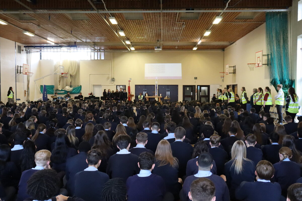 Image of We welcome the Rt Rev Dr Jill Duff, the Bishop of Lancaster, to lead our whole school Easter Communion 