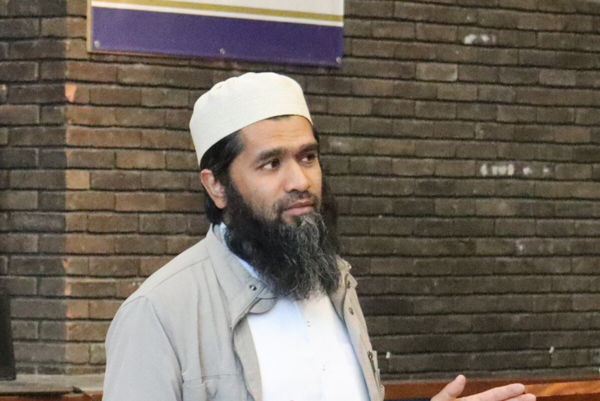 Image of We welcome Imam Amjad to school to speak to our Year 8 pupils