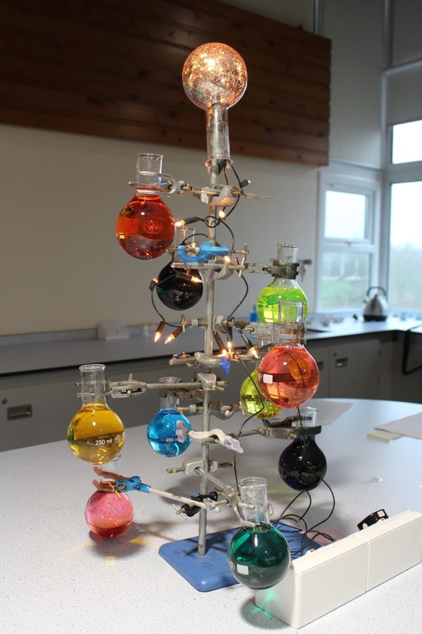 Chemical Christmas Tree: A Festive Science Experiment