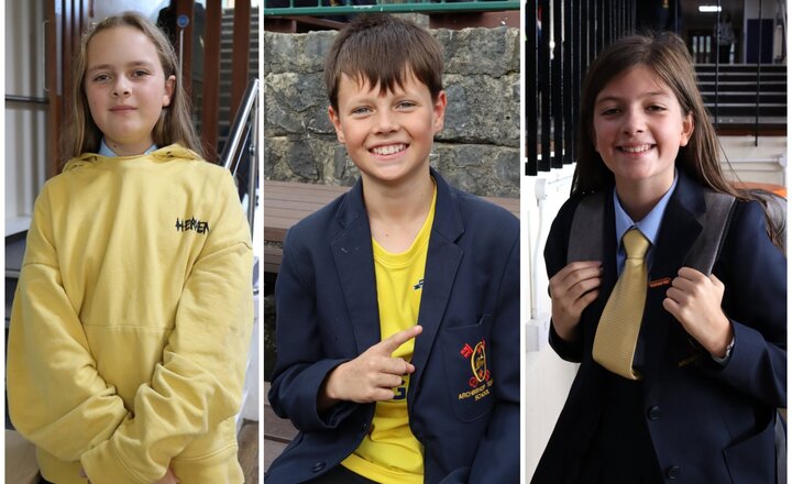 Image of Pupils and staff take part in #HelloYellow to raise money for Young Minds on World Mental Health Day