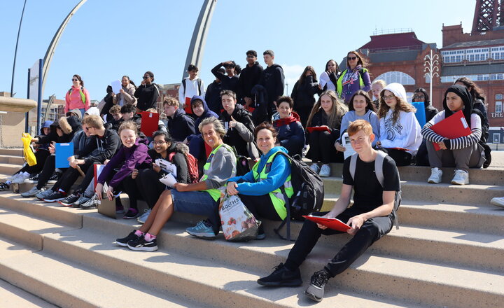 Image of Year 10 Geographers enjoy a field trip to the Fylde coast