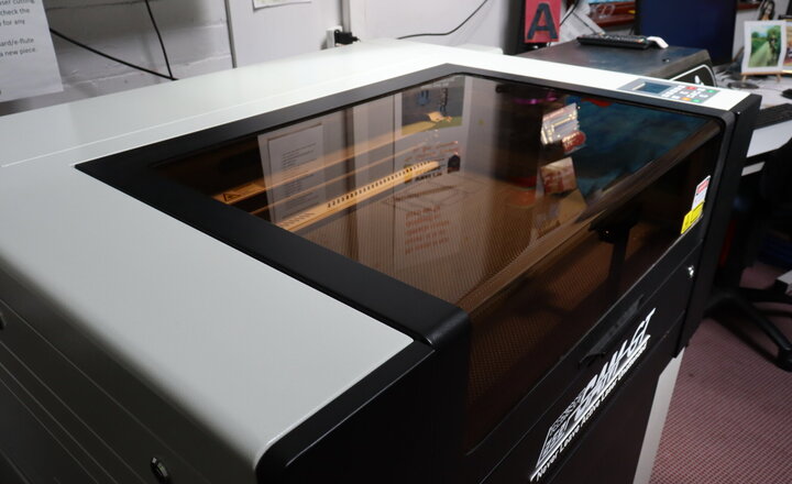 Image of New laser cutting and engraving machine installed in the Technology Department