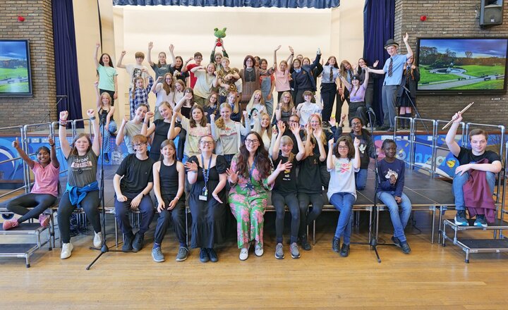 Image of Pupils perform music, dance and drama from the musicals in our school summer show