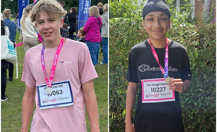 Image of Pupils complete Race for Life to raise money for Cancer Research UK