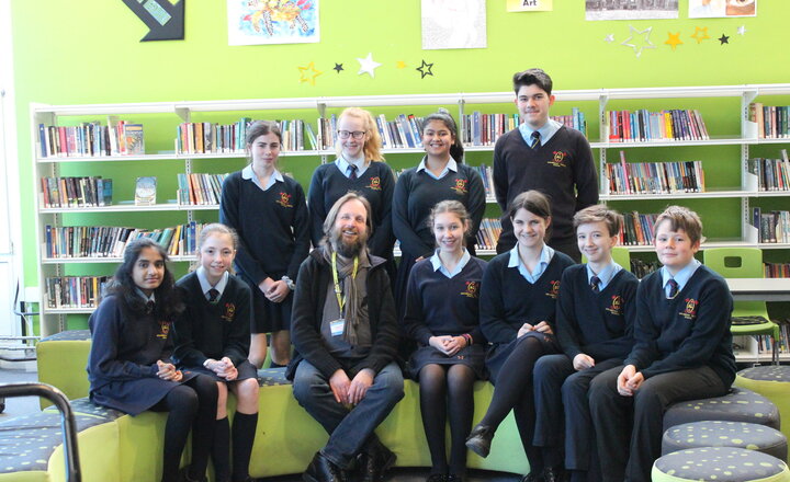 Image of Poet Dom Conlon inspires pupils to create exciting, new poetry