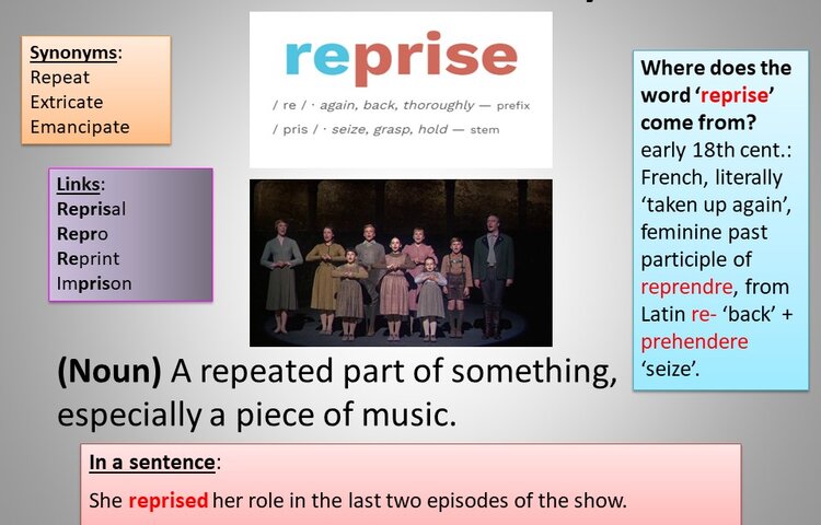 Image of Word of the week - reprise
