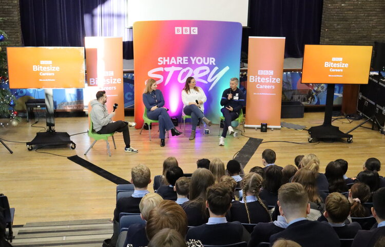 Image of Pupils explore careers with BBC Bitesize 
