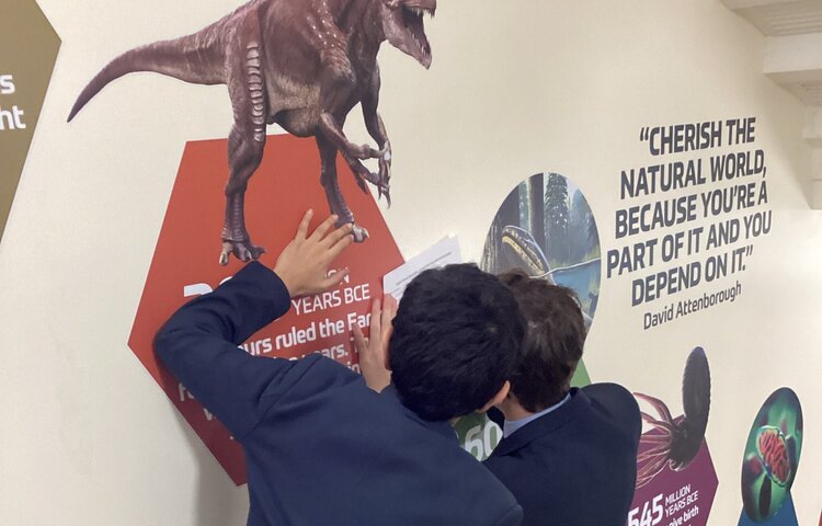 Image of British Science Week - Year 8 pupils solve a cryptic science quiz