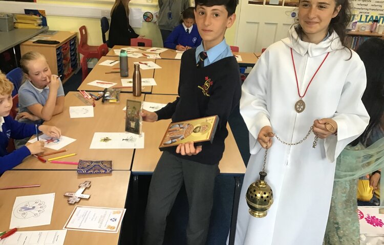 Image of Pupils lead a Multi Faith Workshop at St Andrew's Church of England Primary School