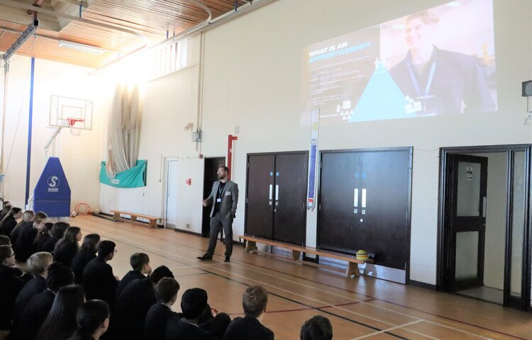 Image of National Careers Week - Pupils in year 8 find out about apprenticeships at Preston College