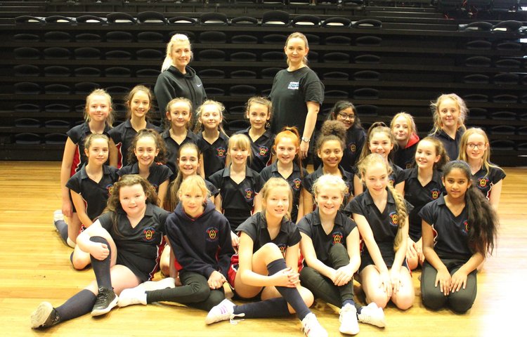 Image of ATS dancers enjoy dance workshops presented by Cardinal Newman College and Runshaw College