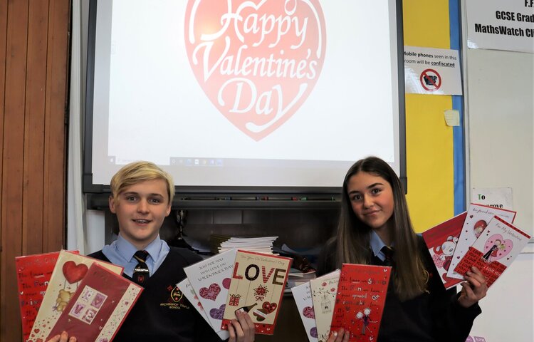 Image of Year 9 pupils fundraise for the Derian House children's charity