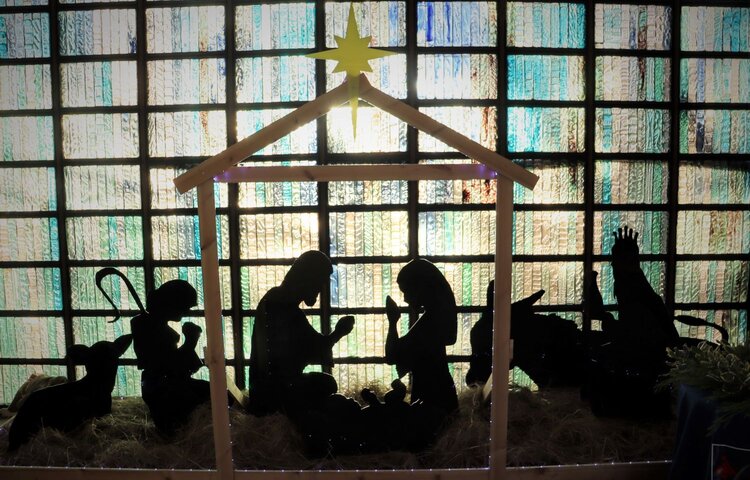Image of Beautiful Nativity scene unveiled in school