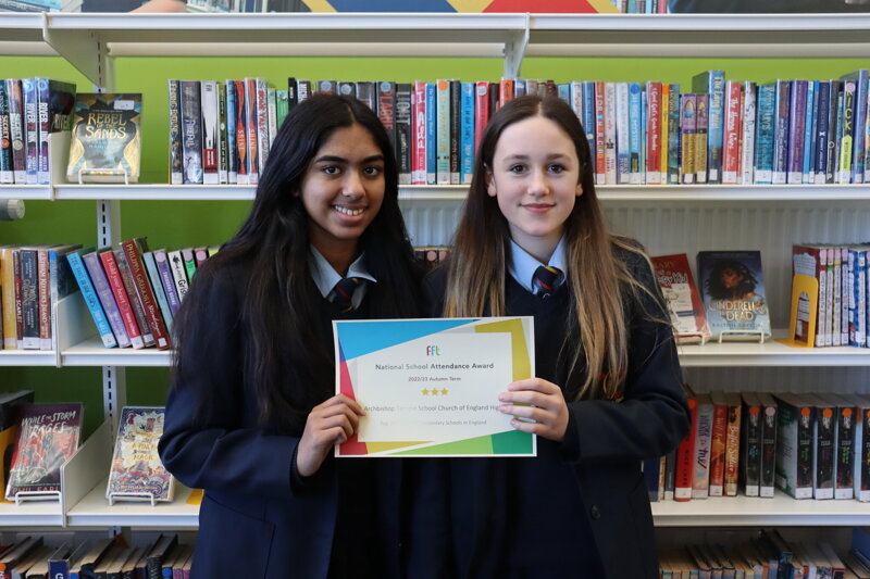 Image of Archbishop Temple Church of England High School has won an FFT National Attendance Award!